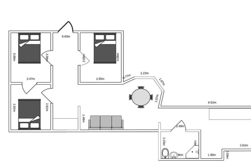 Billede 46 af Spacious 3 Bedroom Manor Flat Next to Tivoli