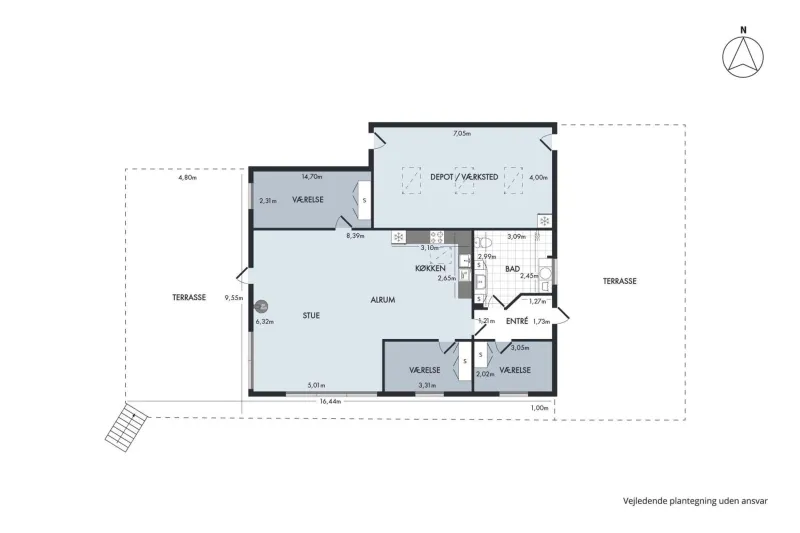Nice Home In Ebeltoft With 3 Bedrooms And Internet billede 2
