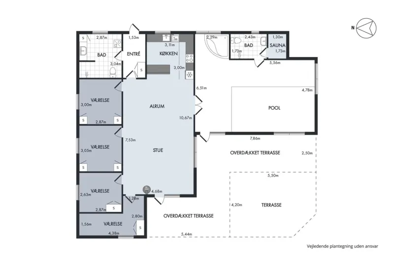 Billede 8 af Stunning Home In Ebeltoft With Sauna, Swimming Pool And Wifi
