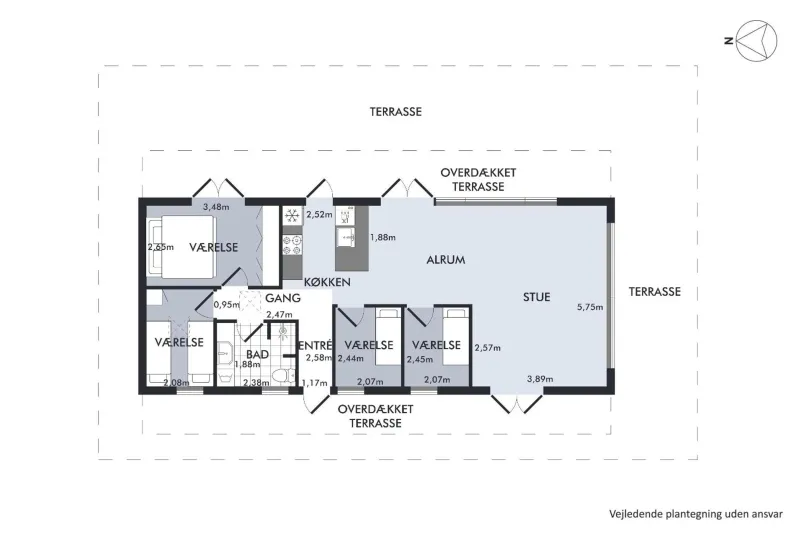 Billede 3 af Beautiful Holiday Home On Mols With Sea View