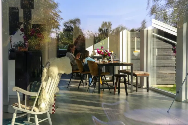 Bright summer house close to the beach and water photo 8