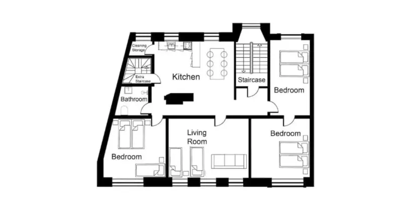 Large Modern Flats By Meat Packing District in central Copenhagen photo 8