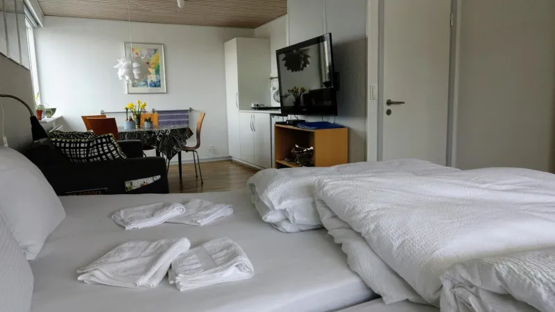 Billede 7 af 2 rooms, private kitchen, bathroom, and garden.