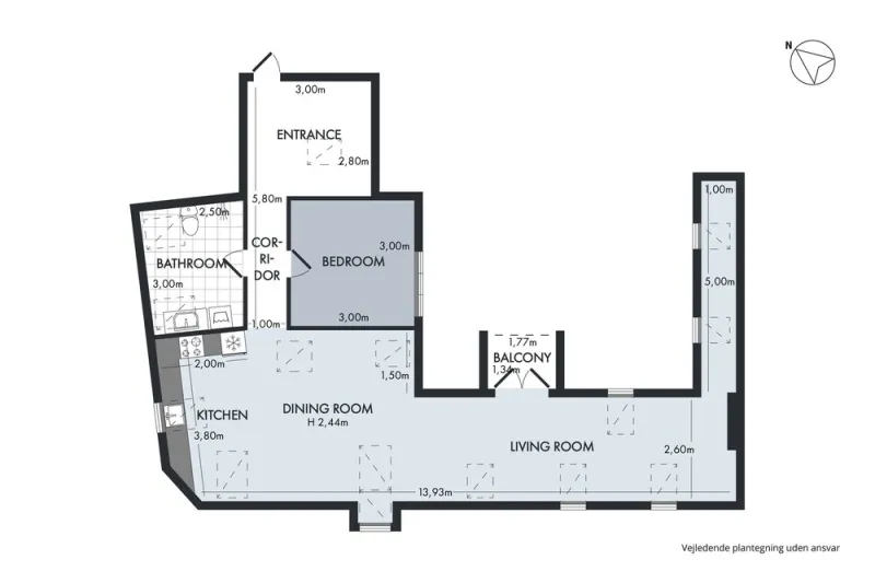 Billede 3 af Sanders Regent Adorable 1 Bdr Apt w Terrace