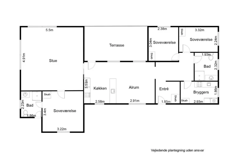 Billede 8 af Nice Home In Ebeltoft With 2 Bedrooms