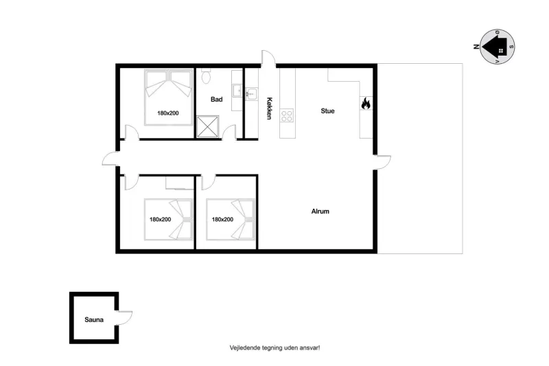 Billede 10 af Lovely Holiday Home With Outdoor Sauna - 1025