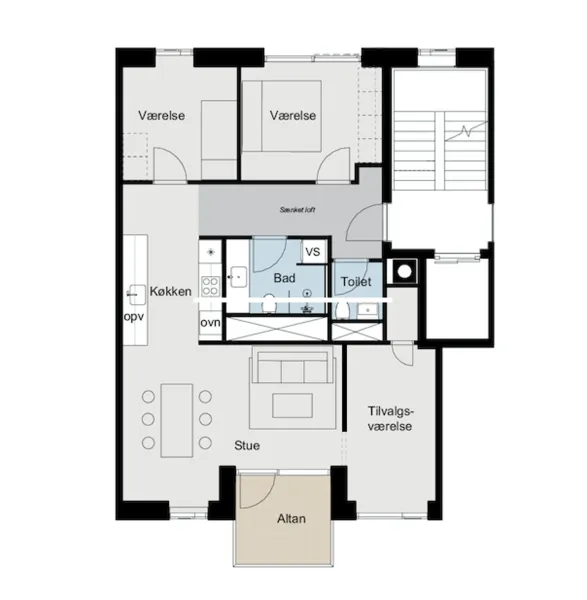 Billede 3 af Fantastic 3-bed wbalcony in North Harbour