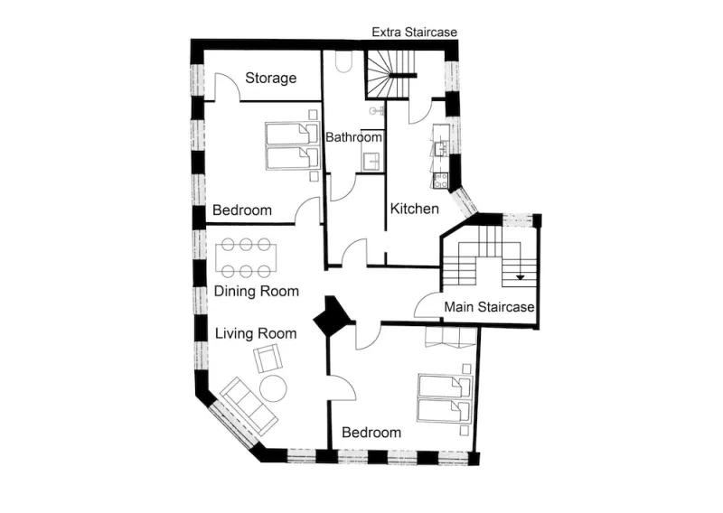 Billede 21 af Luxury Tivoli Apt Scandinavian Design Heart of CPH