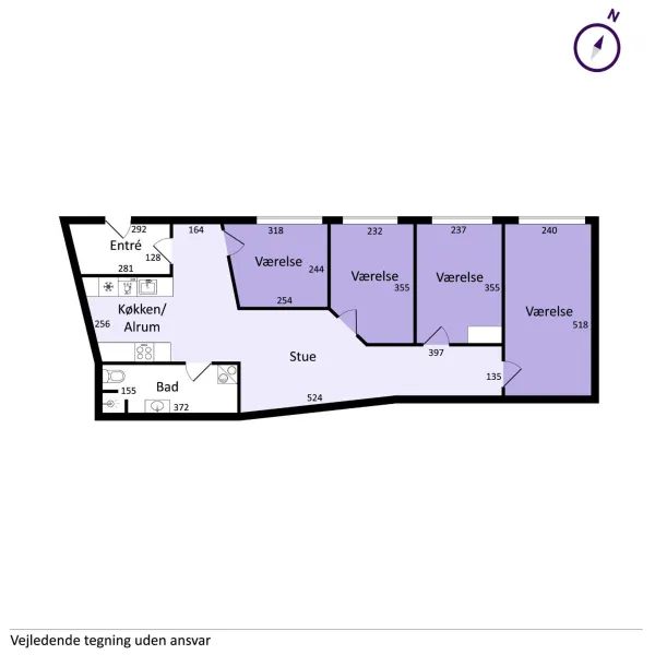 Billede 13 af Come Stay 4BR med plads til 7 i hjertet af Aarhus