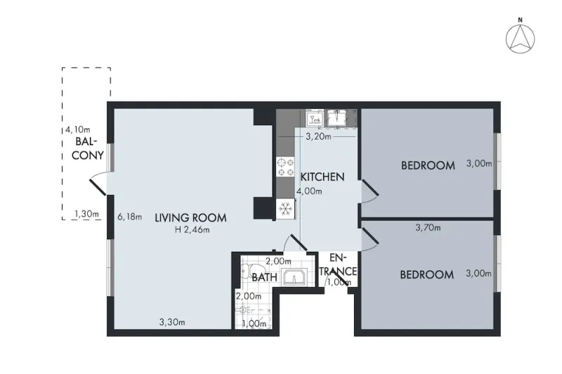 Billede 13 af Sanders Charm 2 - Great 2-bdr Apt With Shared Garden and Balcony