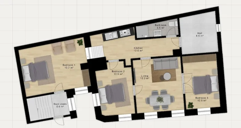 Billede 4 af Sanders Tivoli 2, Spacious 3 Bedroom Near Tivoli