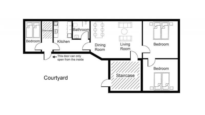 Billede 7 af 120sqm Amazing 3 BR Apt Heart of Copenhagen