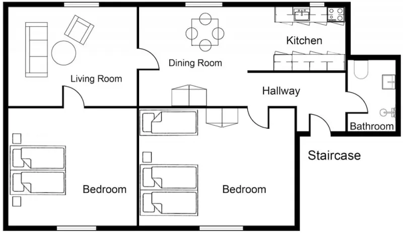 Billede 7 af Stylish Newly Furnished 2 BR Apt - Heart of CPH