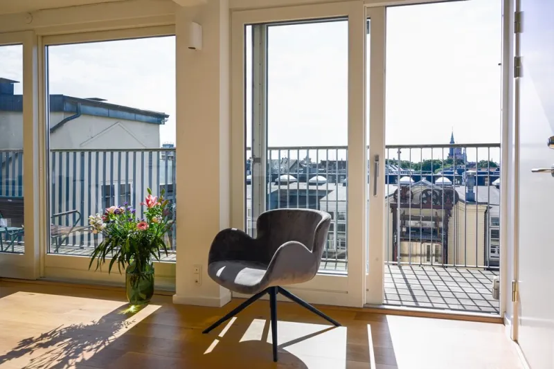 Billede 10 af Spacious 3-bedroom Apartment With a Rooftop Terrace in the Center of Copenhagen
