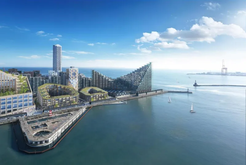 Billede 5 af Apartment directly to seafront of Bassin 7 with big balcony and free parking