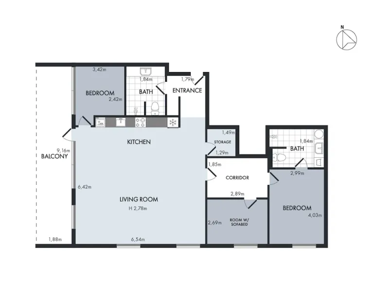 Billede 32 af Sanders View Cph - Stunning 2-bdr. Apt Harbor View