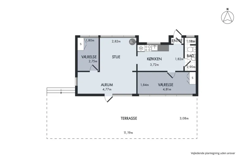 Billede 8 af Peaceful And Cosy Holiday Home For 3 Guests Surrounded By Forest Near Fuglslev